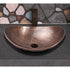 Pure Copper Hand Hammered 19 inch Harbor Bathroom Vessel Sink